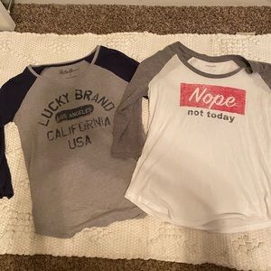 Graphic baseball tees